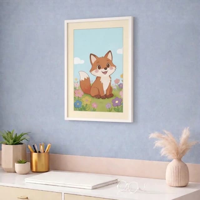 Quadro Decorativo Infantil - A Raposa