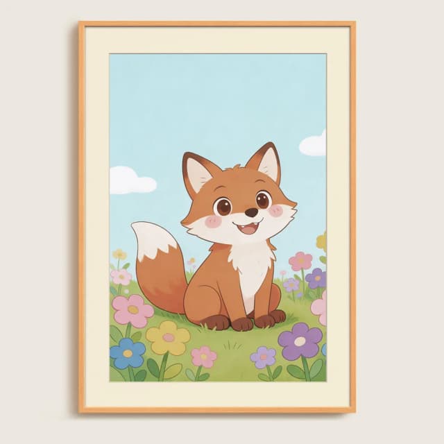 Quadro Decorativo Infantil - A Raposa