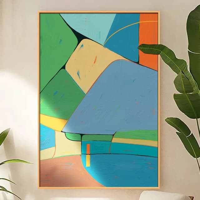 Quadro Decorativo Abstrato - Agro 02
