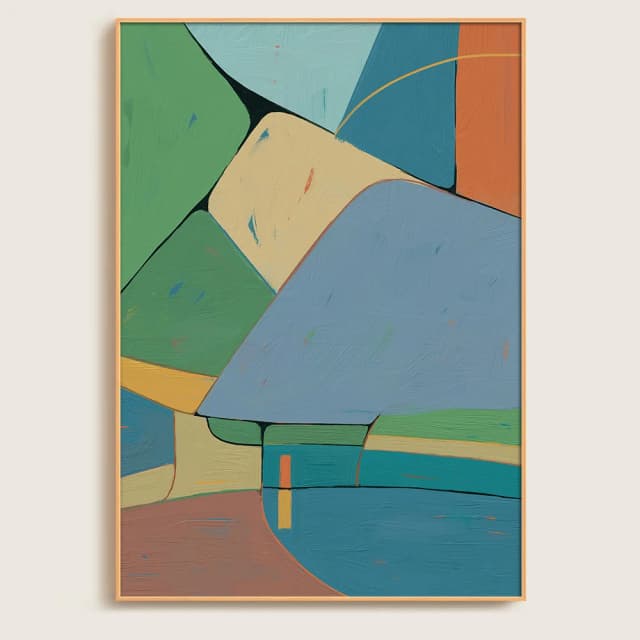 Quadro Decorativo Abstrato - Agro 02