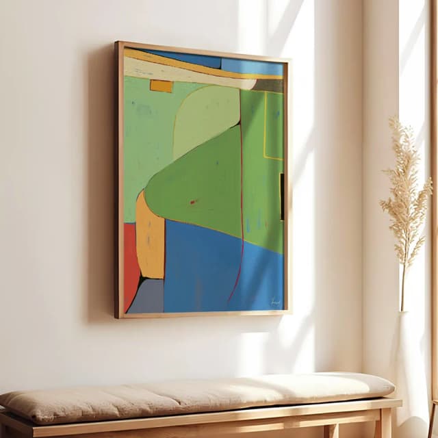 Quadro Decorativo Abstrato - Agro 01