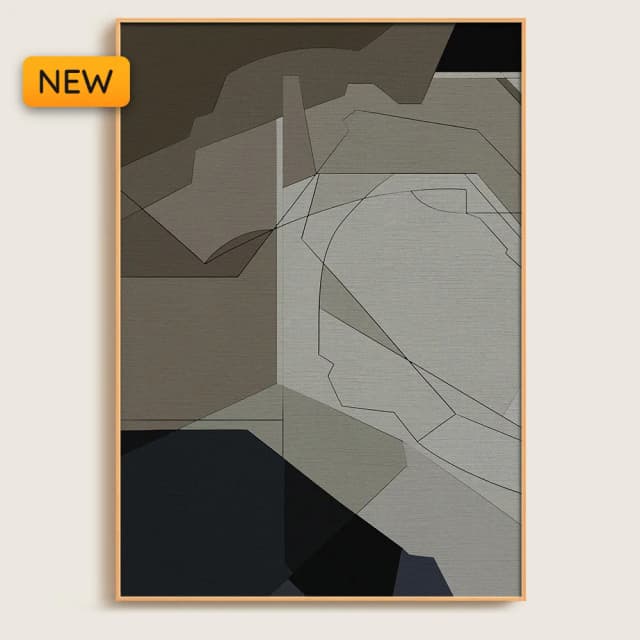 Quadro Decorativo Abstrato - Ensaio 001