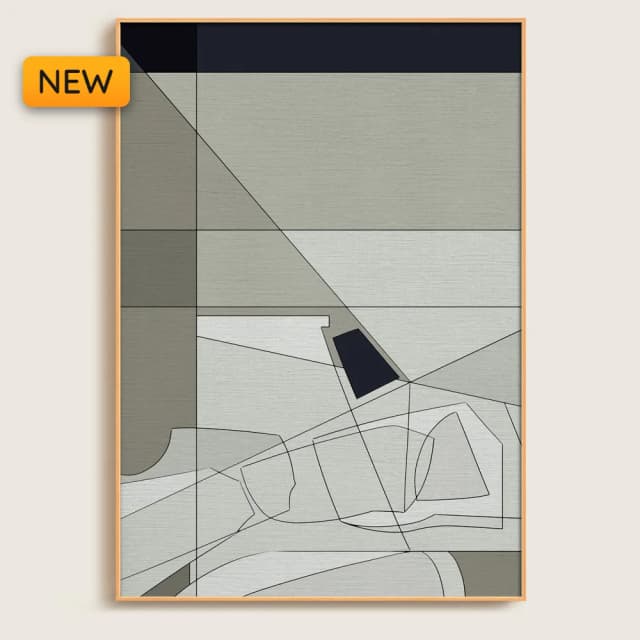 Quadro Decorativo Abstrato - Ensaio 002