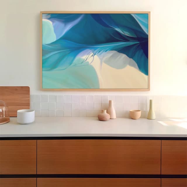 Quadro Decorativo Abstrato - Fearless Blue