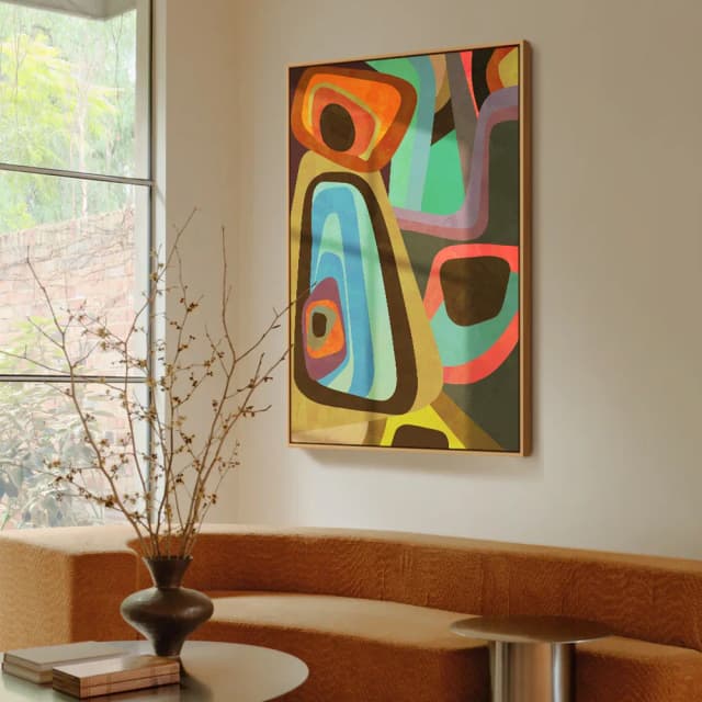 Quadro Decorativo Abstrato - Formas