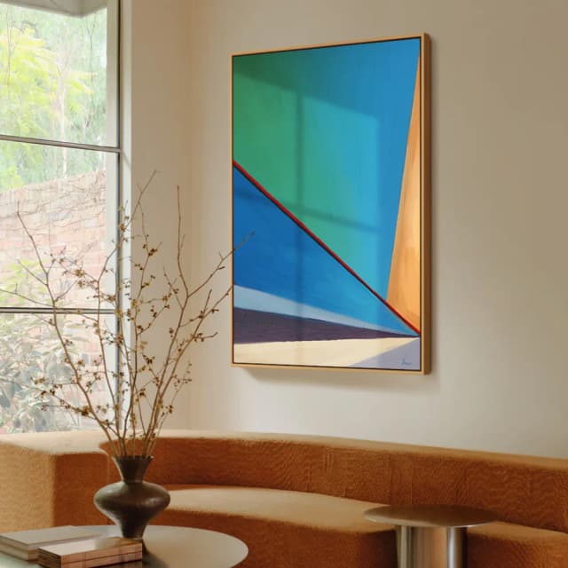 Quadro Decorativo Abstrato - Ponto de Fuga