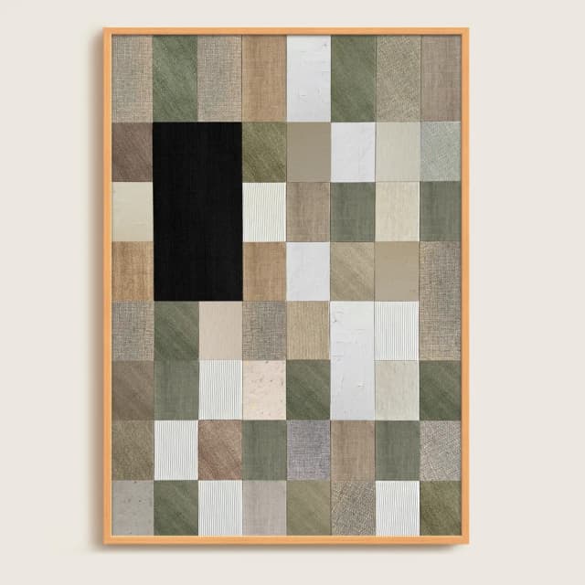 Quadro Decorativo Geométrico - Textura em Harmonia